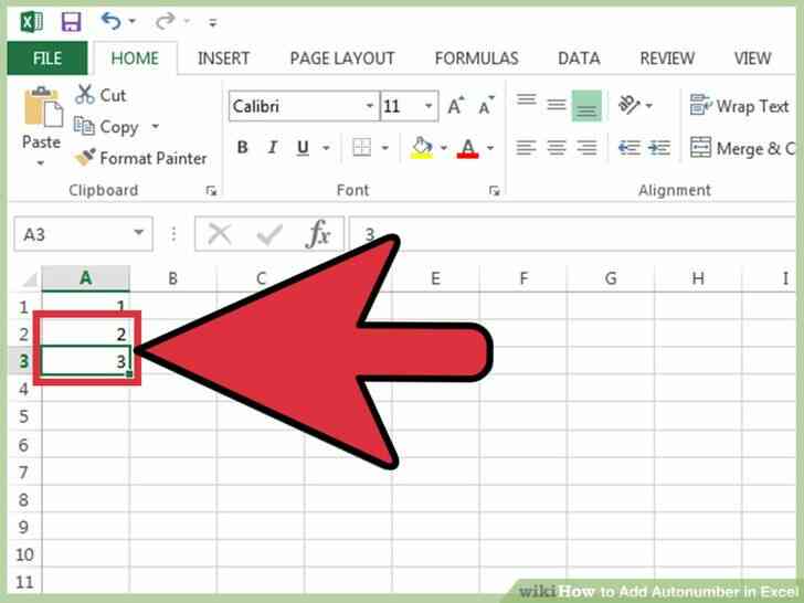 Image intitulée Ajouter numérotation automatique dans Excel Étape 10